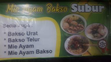 MIE AYAM BAKSO SUBUR