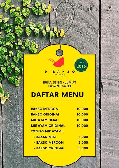 D' BAKSO RE-BORN