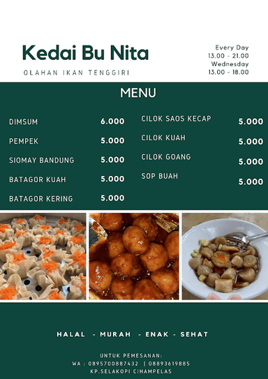 KEDAI BU NITA (SUMBER GIZI)