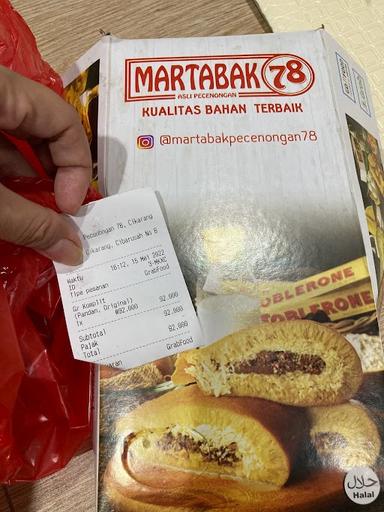 MARTABAK PECENONGAN 78 SUKARESMI