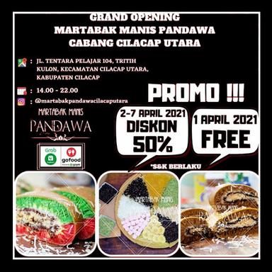 MARTABAK MANIS PANDAWA CILACAP UTARA