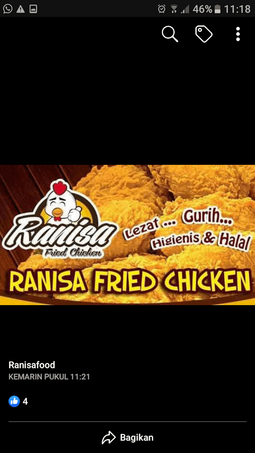 RANISA FRIED CHICKEN CILANDAK