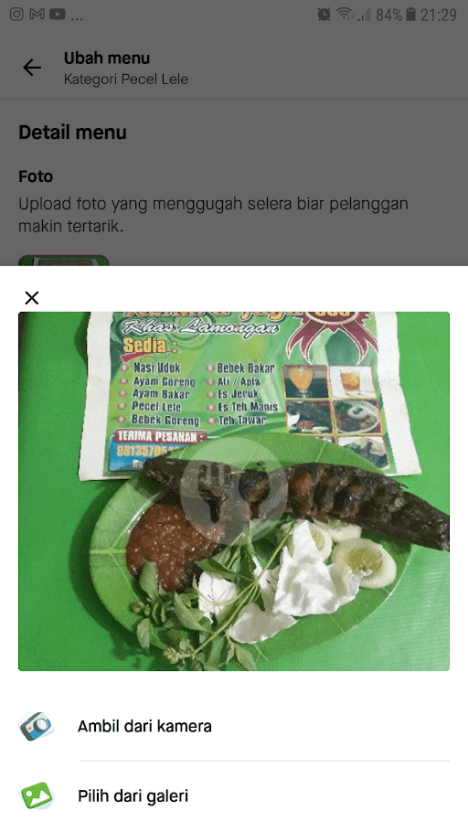 PECEL LELE RENDRA JAYA 535