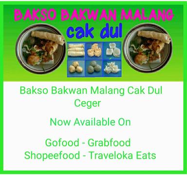 BAKSO BAKWAN MALANG CAK DUL