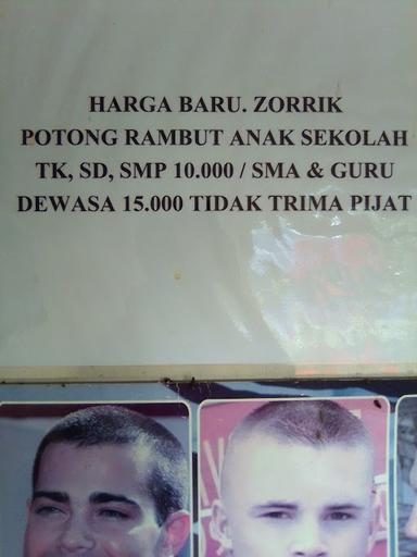 PANGKAS RAMBUT ZORRIK