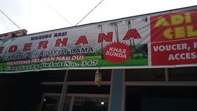 WARUNG NASI SEDERHANA KHAS SUNDA CABANG CIBADUYUT LAMA