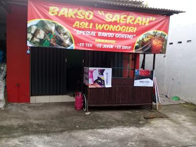 BAKSO SAERAH ASLI WONOGIRI