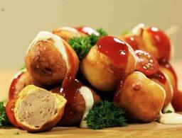 Photo's Takoyaki,Maklor Dan Sosis Bakar Duren Sawit