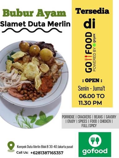 BUBUR AYAM SLAMET DUTA MERLIN