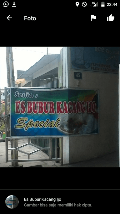 ES BUBUR KACANG IJO