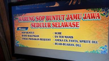 SOP BUNTUT JAMU JAWA SEDULUR SELAWASE