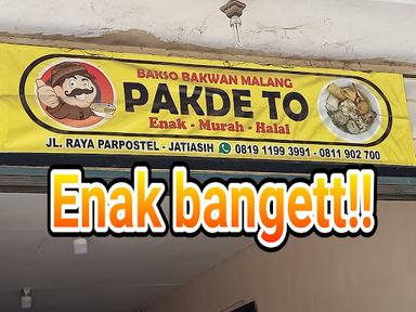 BAKSO BAKWAN MALANG PAKDE TO