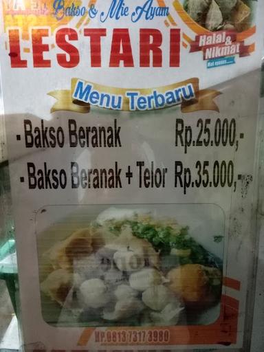 BAKSO MIE AYAM LESTARI