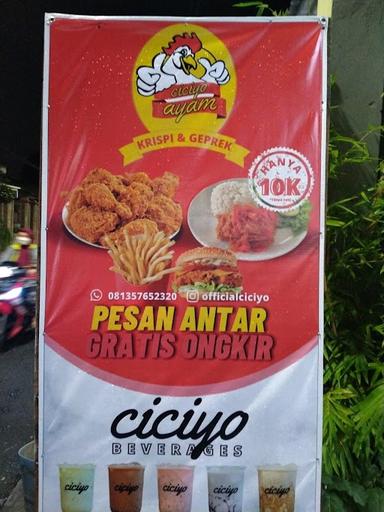 CICIYO AYAM KRISPI DAN GEPREK