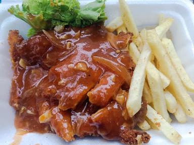 CHICKEN KATSU DAN SEAFOOD KERANG BENDERANG