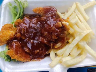 CHICKEN KATSU DAN SEAFOOD KERANG BENDERANG