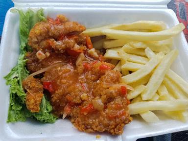 CHICKEN KATSU DAN SEAFOOD KERANG BENDERANG