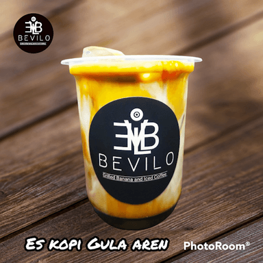 BEVILO GRILLED BANANA AND ICED COFFEE