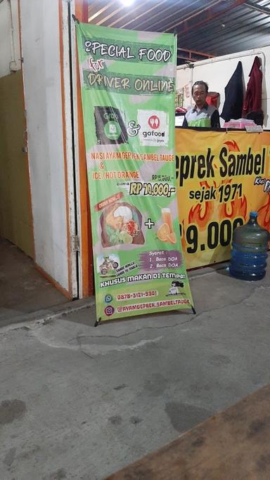 AYAM GEPREK SAMBEL TAUGE