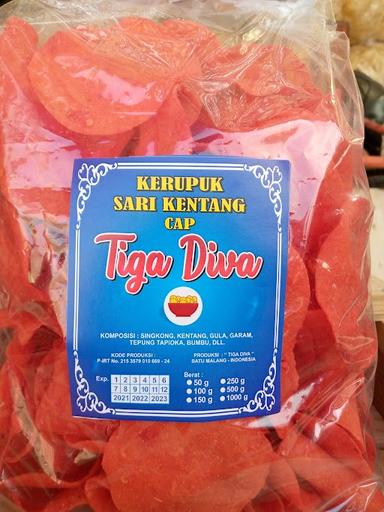 KRUPUK SARI KENTANG TIGA DIVA