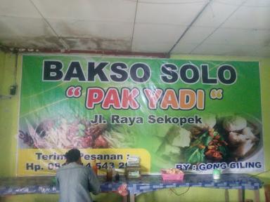 BAKSO SOLO PAK YADI