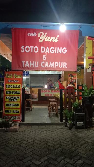 SOTO DAGING CAK YANI