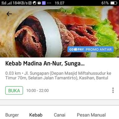 KEBAB MADINA AN-NUR