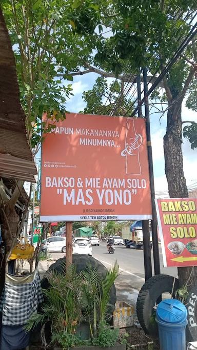 BAKSO & MIE AYAM KHAS SOLO MAS YONO