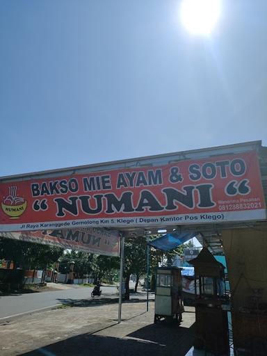 BAKSO MIE AYAM & SOTO NUMANI