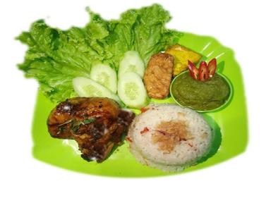 KOKO AYAM BAKAR NASI LIWET