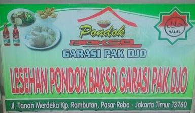 LESEHAN PONDOK BAKSO GARASI PAK DJO