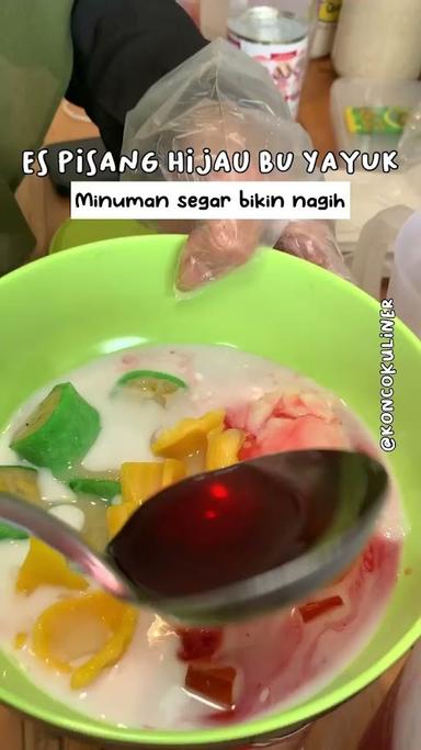 ES PISANG IJO BU YAYUK