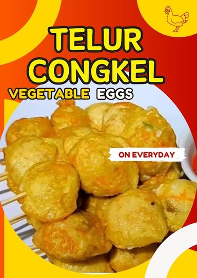 TELUR CONGKEL + KEBAB +TELUR LILIT