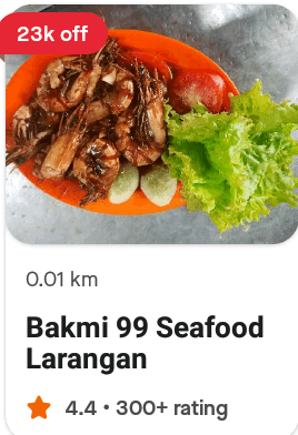 BAKMIE 99 SEAFOOD LARANGAN