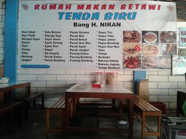 RUMAH MAKAN BETAWI TENDA BIRU