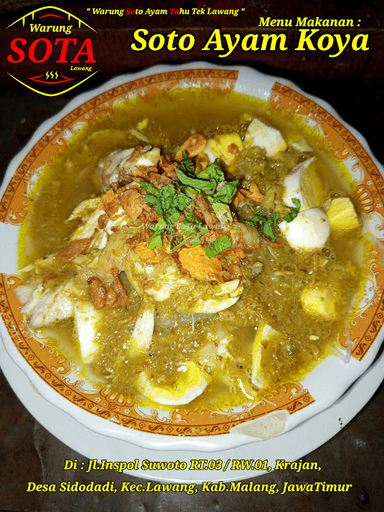 SOTO AYAM TAHU TEK LAWANG