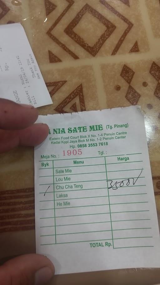 ANIA SATE MIE TANJUNG PINANG