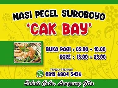 NASI PECEL SUROBOYO CAK BAY