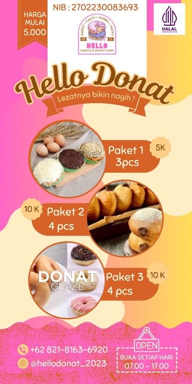 DONAT KENTANG MEDAN HELLO DONAT