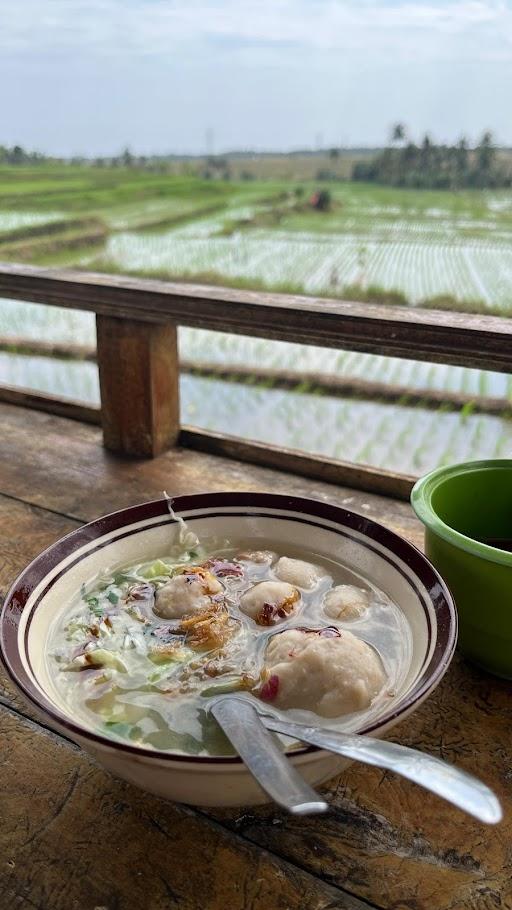 BAKSO BABI MEK LUH BY THE RICEFIELD SUNSET VIEW