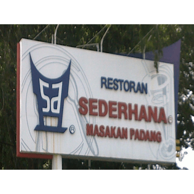 RESTORAN SEDERHANA MASAKAN PADANG