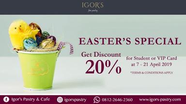 IGOR'S PASTRY | BAKERY, PASTRY & OLEH-OLEH SURABAYA - GALAXY MALL