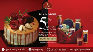 IGOR'S PASTRY | BAKERY, PASTRY & OLEH-OLEH SURABAYA - GALAXY MALL