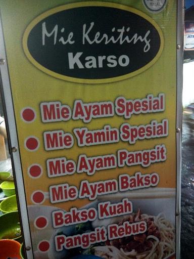 MIE KERITING KARSO