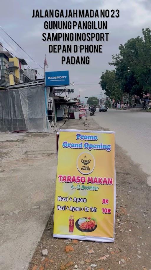 TARASO MAKAN (AYAM GEPREK & IKAN ASIN)