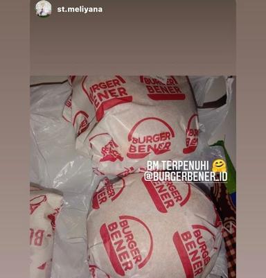 BURGER BENER PADEMANGAN