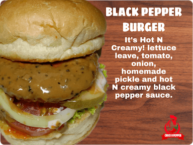 BURGER @CHICK N PEPPER