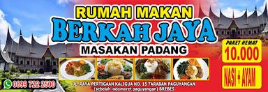 RUMAH MAKAN BERKAH JAYA MASAKAN PADANG