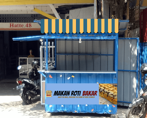 MAKAN ROTI BAKAR GEROBAKKING