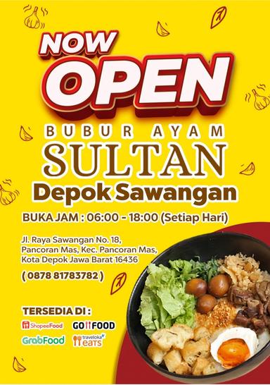 BUBUR AYAM SULTAN DEPOK SAWANGAN